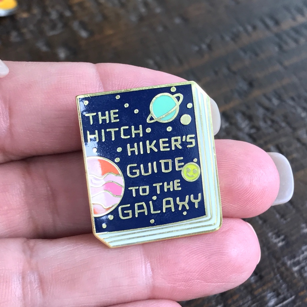 Hitchhikers Guide To The Galaxy Enamel Pin 830